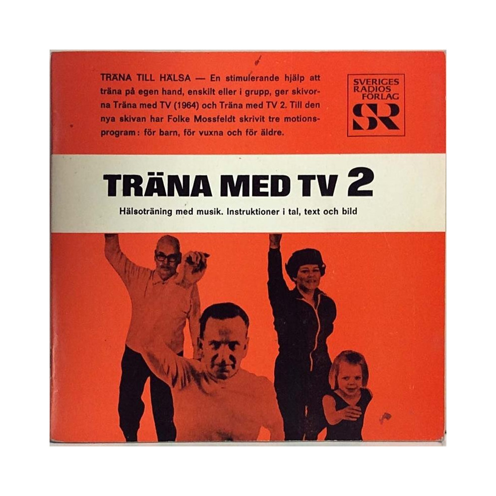 Tränä med TV vol.2 : Hälsoträning: Sveriges Radio single+ 27 sivuinen treeniopas - second hand single