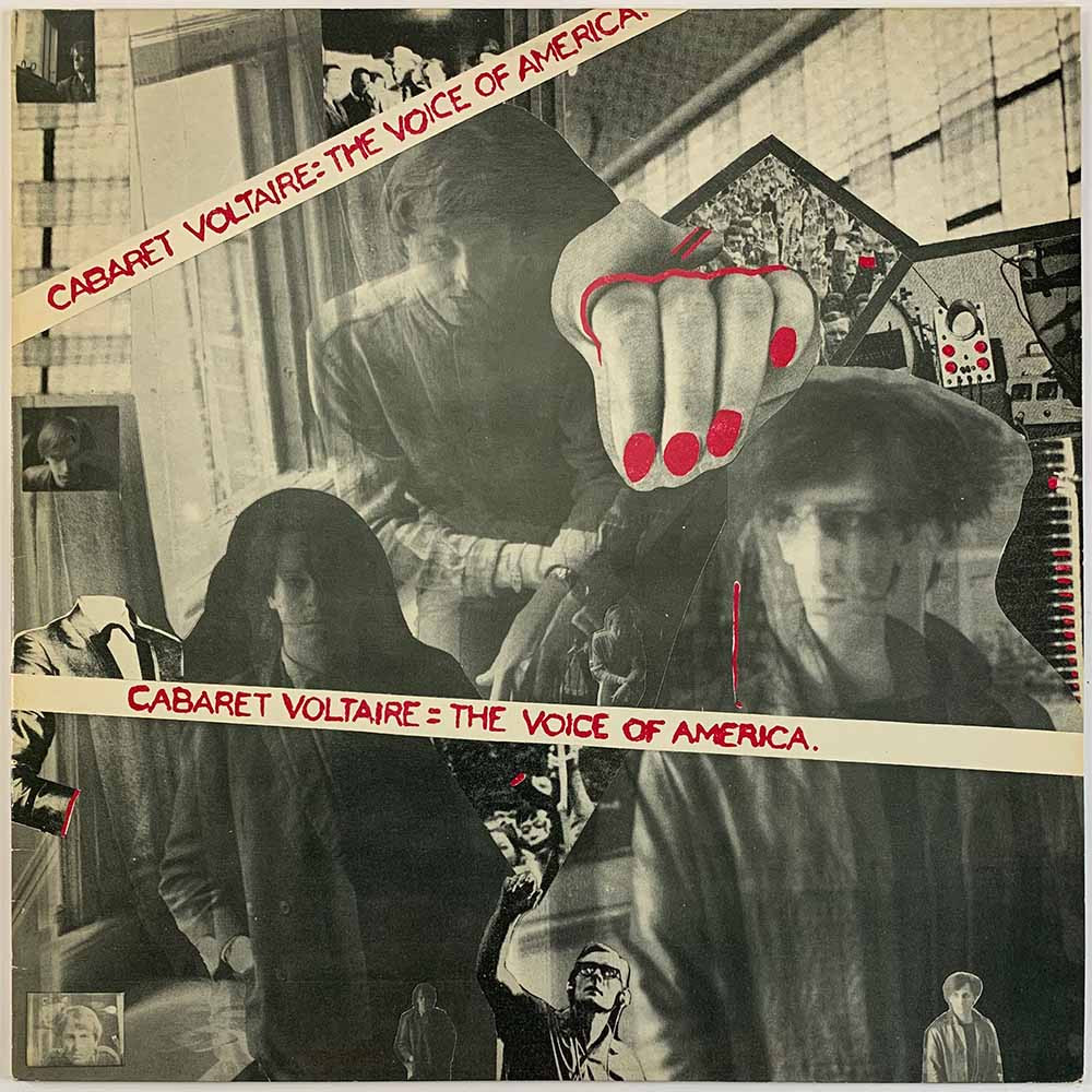 Cabaret Voltaire LP The voice of America  kansi EX- levy EX Käytetty LP