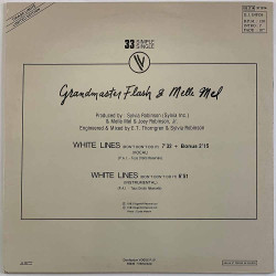 Grandmaster Flash & Melle Mel 1983 311014 White lines (don’t don’t do it) 12-inch maxi Begagnat LP