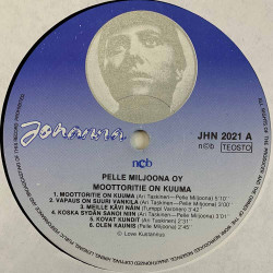 Pelle Miljona Oy LP Moottoritie on kuuma  kansi EX levy EX Käytetty LP