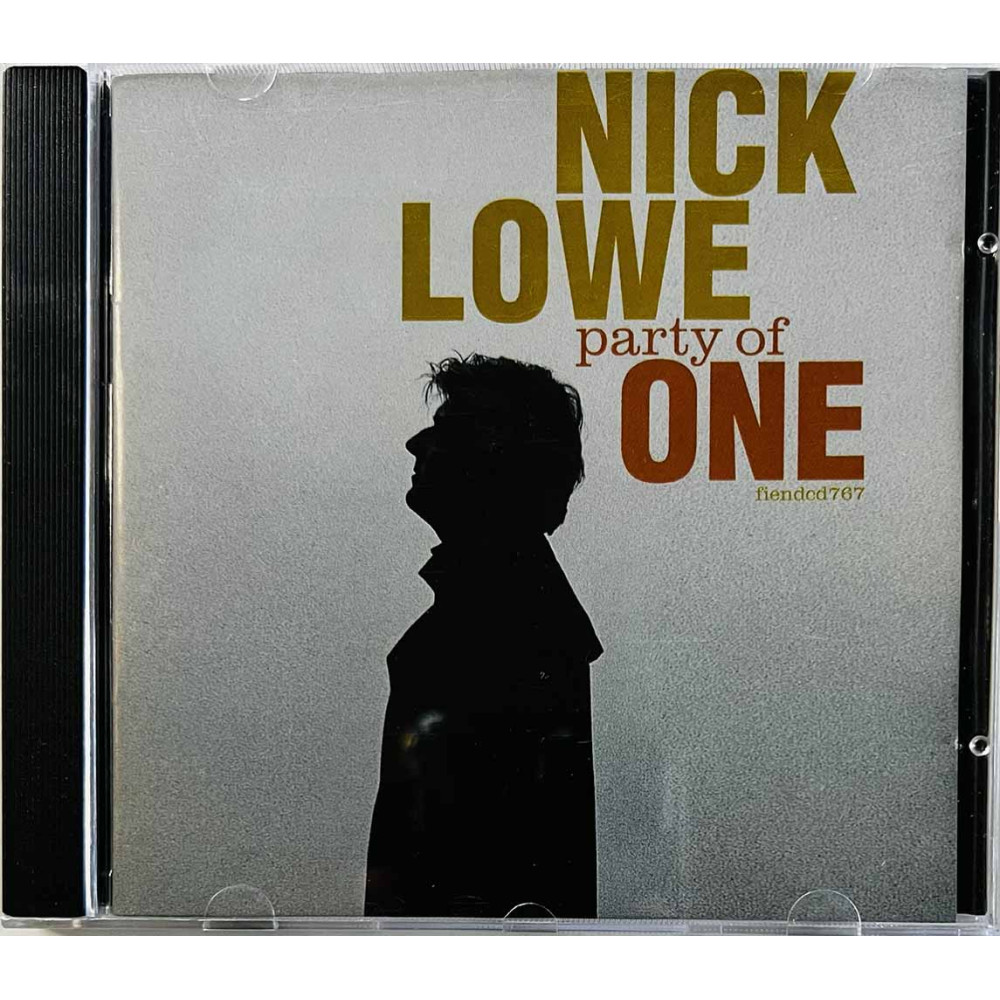 Lowe Nick CD Party of ONE  kansi EX levy EX Käytetty CD
