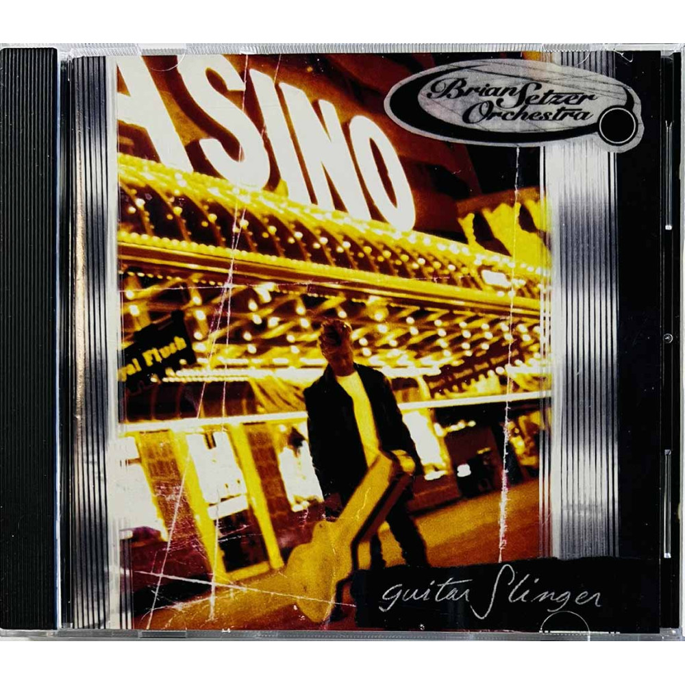 Brian Setzer Orchestra CD Guitar Slinger  kansi EX levy EX Käytetty CD