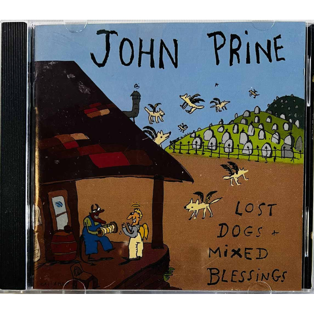 Prine John CD Lost Dogs + Mixed Blessings  kansi EX levy EX Käytetty CD
