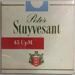 Peter Stuyvesant cigarette mainoslevy: Sportmasters March / I Ain 't give Nobody none of this - käytetty vinyylisingle PS EX / E