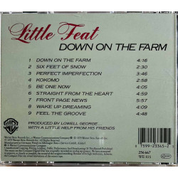 Little Feat CD Down On The Farm  kansi EX levy EX Käytetty CD