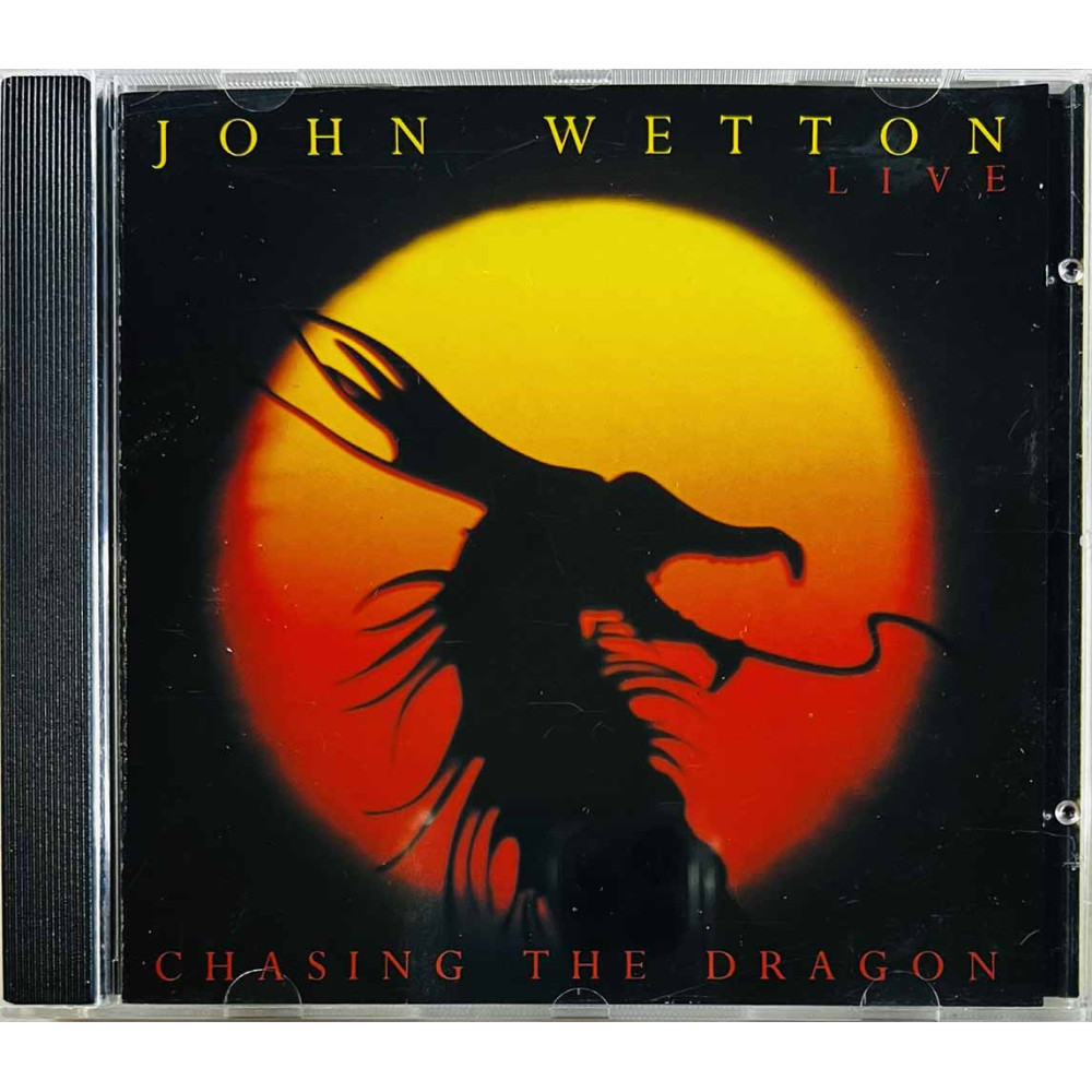 Wetton John CD Chasing The Dragon Live  kansi EX levy EX Käytetty CD