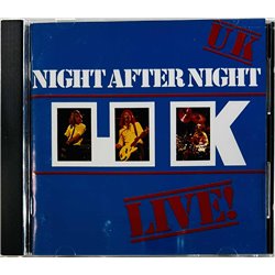 U.K. CD Night After Night  kansi EX levy EX Käytetty CD