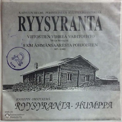 Ryysyranta Kainuun Helmi mainoslevy: Muistojemme valssi / Ryysyranta-humppa - begagnad singelskiva