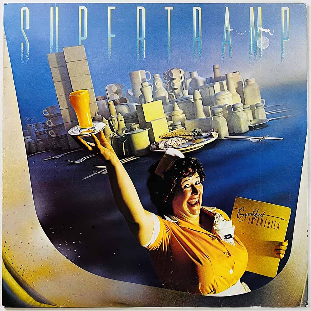 Supertramp vinyl LP Breakfast in America  kansi EX- levy EX Käytetty LP