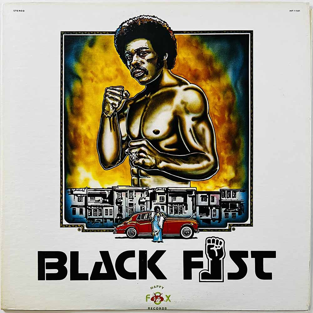 Original Soundtrack vinyl LP Black Fist  kansi VG+ levy EX Käytetty LP