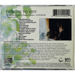 David Garfield and friends  Tribute to Jeff Porcaro  kansi EX levy VG+ Käytetty CD