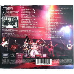 Camel CD A live record 2CD