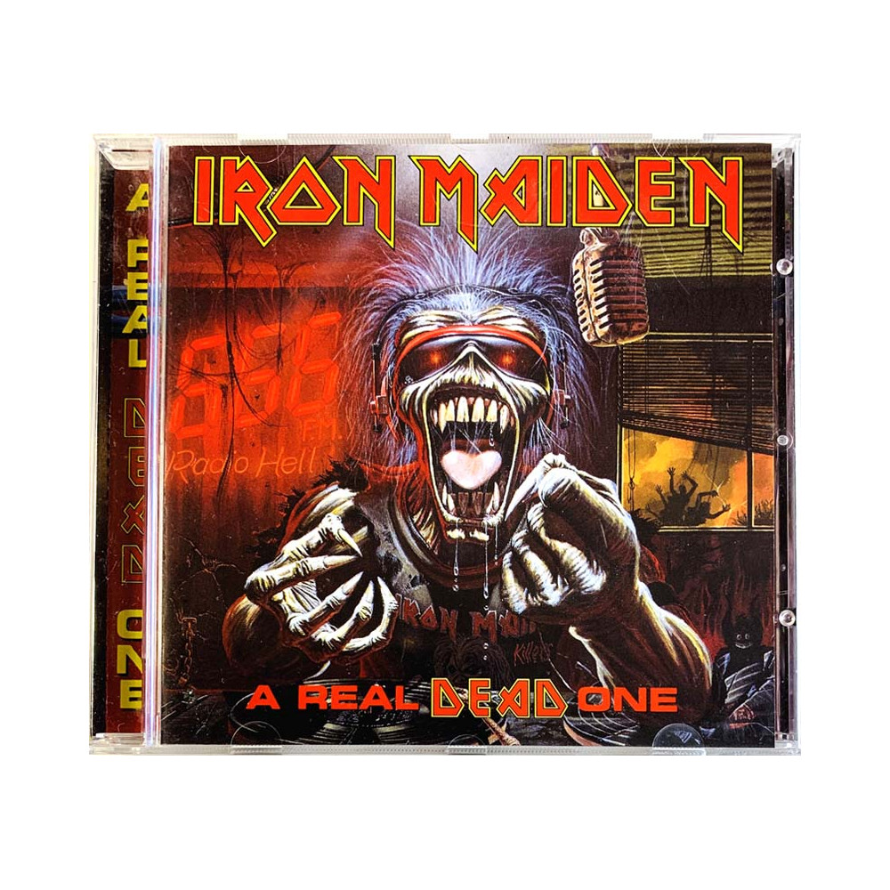 Iron Maiden käytetty CD A real dead one   kansi EX levy EX Käytetty CD