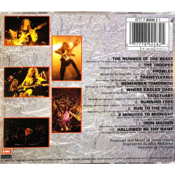 Iron Maiden käytetty CD A real dead one   kansi EX levy EX Käytetty CD