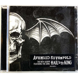 Avenged Sevenfold käytetty CD Hail to the King  kansi EX levy EX Käytetty CD