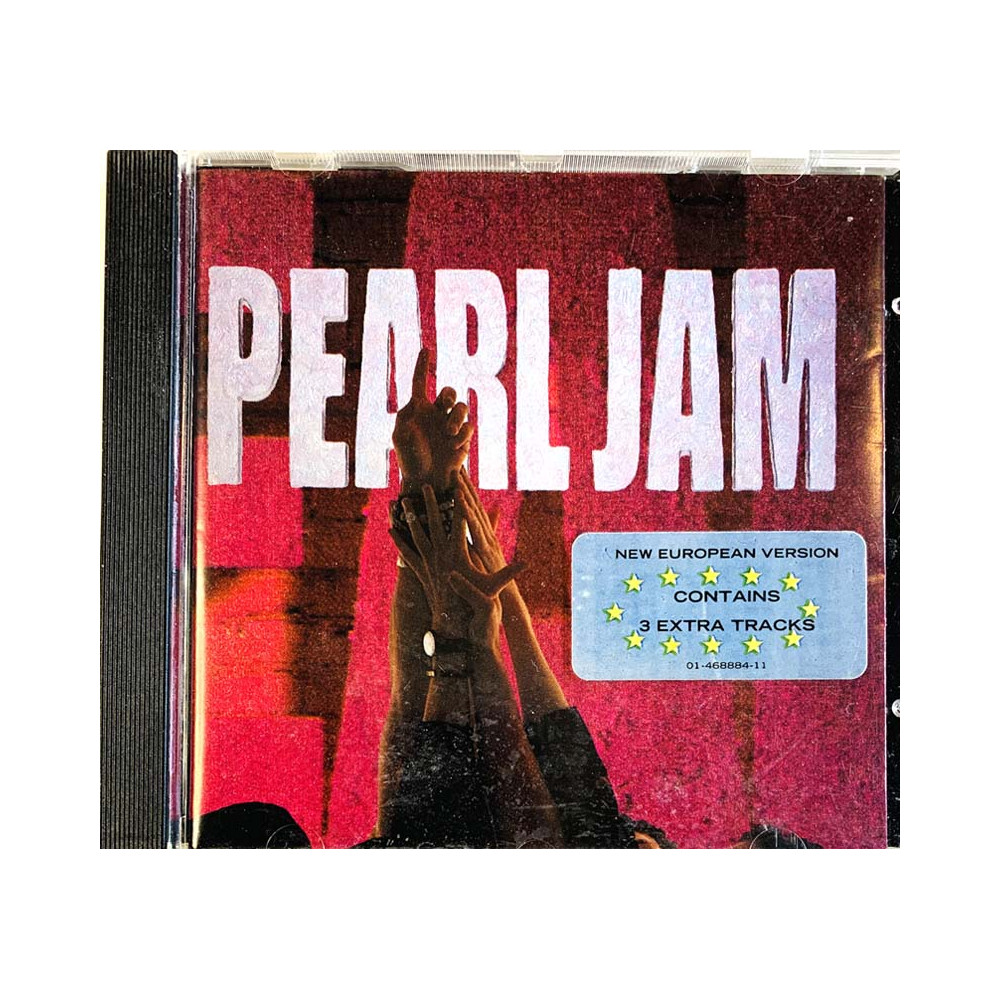 Pearl Jam käytetty CD Ten  kansi EX levy EX Käytetty CD