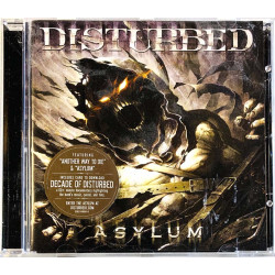 Disturbed käytetty CD Asylum  kansi EX levy EX Käytetty CD