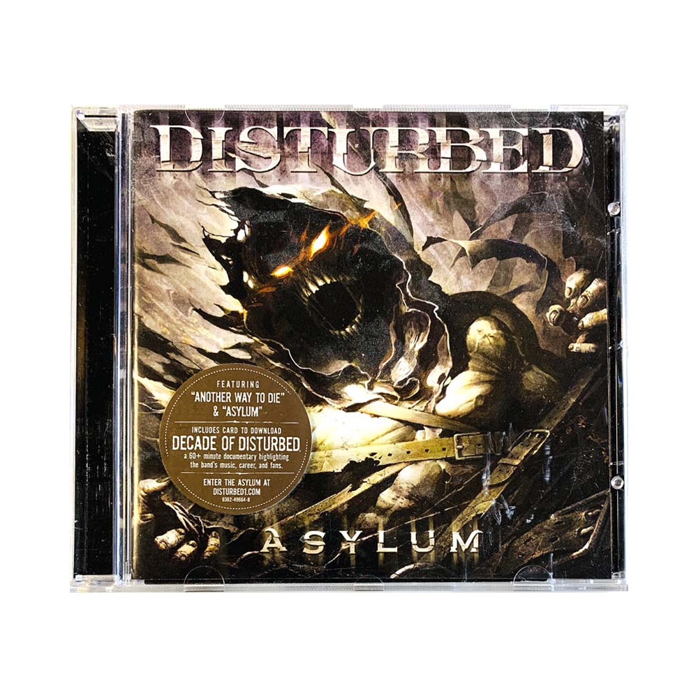 Disturbed käytetty CD Asylum  kansi EX levy EX Käytetty CD