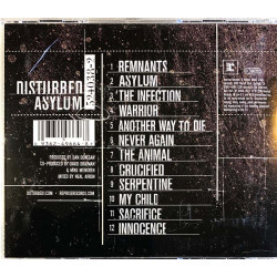 Disturbed käytetty CD Asylum  kansi EX levy EX Käytetty CD