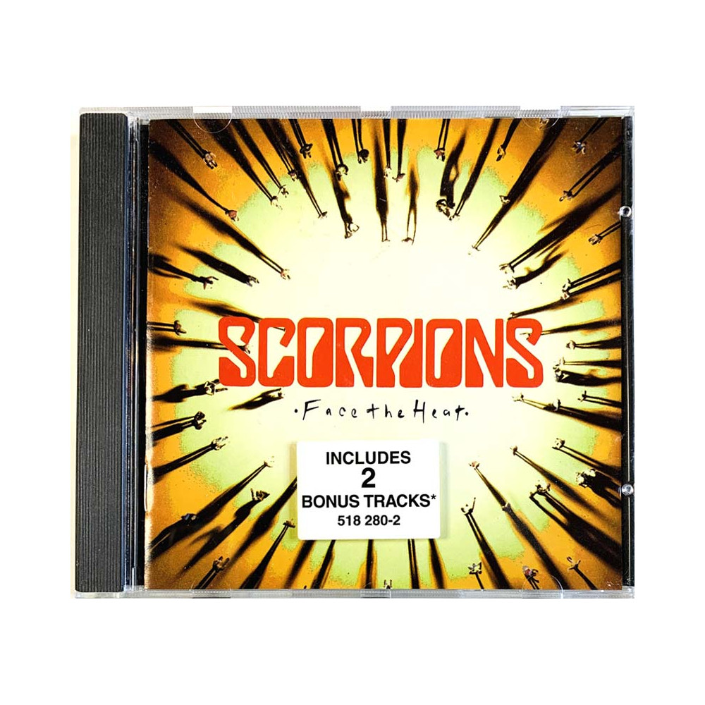 Scorpions käytetty CD Face the heat  kansi EX levy EX Käytetty CD
