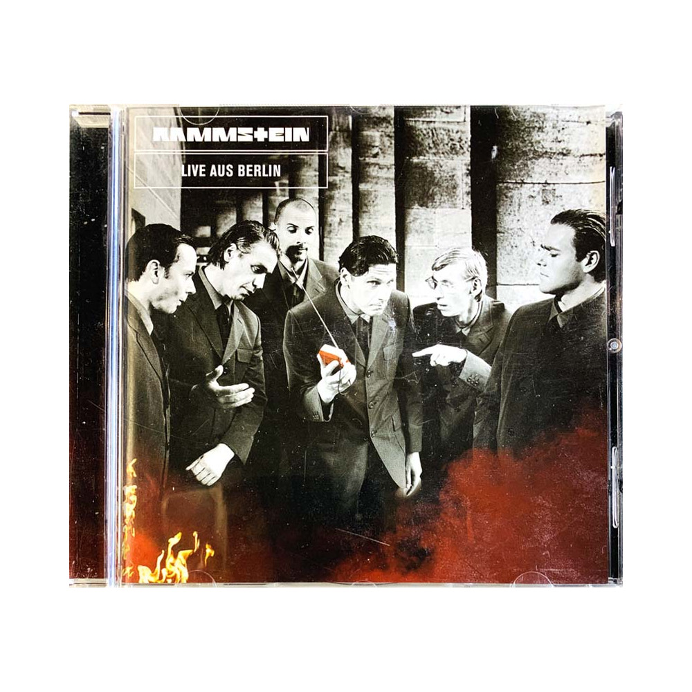Rammstein käytetty CD Live aus Berlin  kansi EX levy EX Käytetty CD