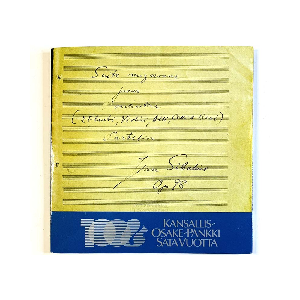 Avanti! - Martti Talvela käytetty CD Kansallis-Osake-Pankki Sata Vuotta  kansi EX levy EX Käytetty CD