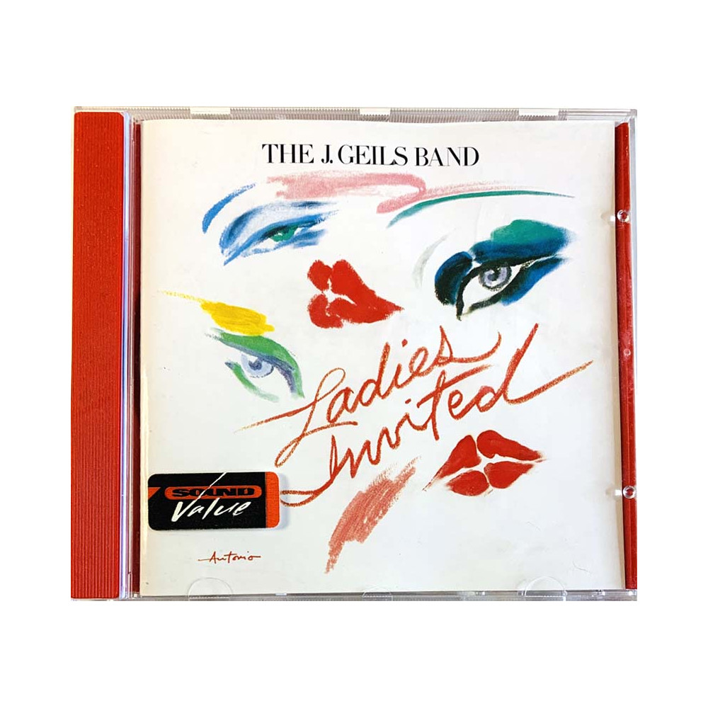 J.Geils Band käytetty CD Ladies Invited  kansi EX levy EX Käytetty CD