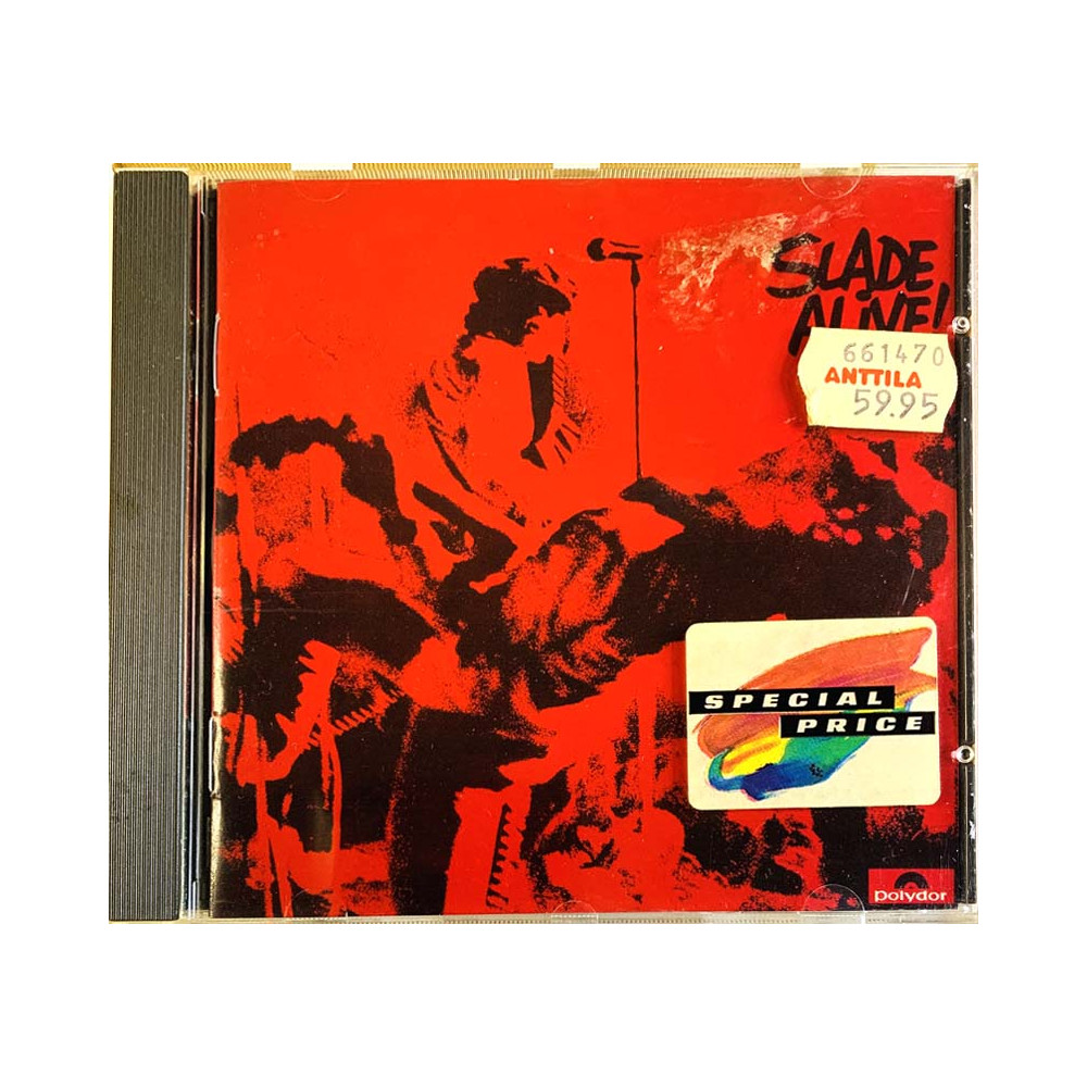 Slade käytetty CD Slade Alive  kansi EX levy EX Käytetty CD
