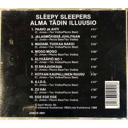 Sleepy Sleepers käytetty CD Alma tädin illuusio  kansi EX levy EX- Käytetty CD