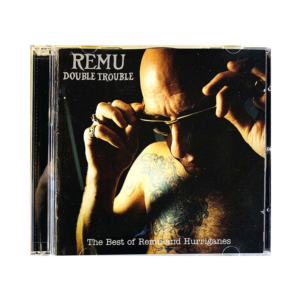 Remu käytetty CD Double Trouble - the best of Remu and Hurriganes 2CD  kansi EX levy EX- Käytetty CD