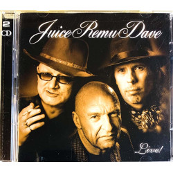 Juice Remu Dave käytetty CD Live! 2CD  kansi EX levy EX Käytetty CD