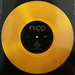 Nico vinyl LP Live at the Library Theatre '83 yellow vinyl vinyl LP