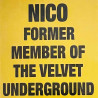 Nico vinyl LP Live at the Library Theatre '83 yellow vinyl vinyl LP