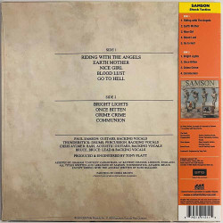 Samson 1981 CFU01211 Shock Tactics, color vinyl LP