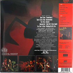 Samson 1980 CFU01263 Head On, color clear/red black splatter LP