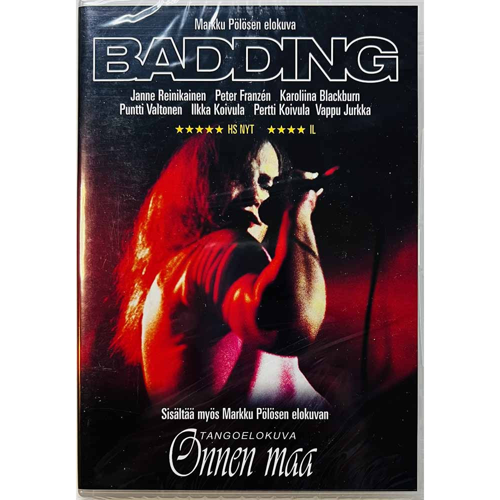 DVD - Elokuva DVD Badding + Onnen maa tangoelokuva  kansi EX levy EX Käytetty DVD