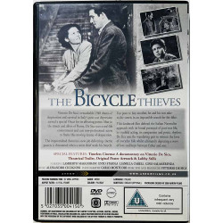 DVD - Elokuva DVD The Bicycle thieves  kansi EX levy EX Käytetty DVD