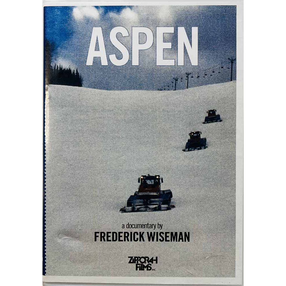 DVD - Dokumentti 1991  Aspen 2DVD by Frederick Wiseman DVD Begagnat