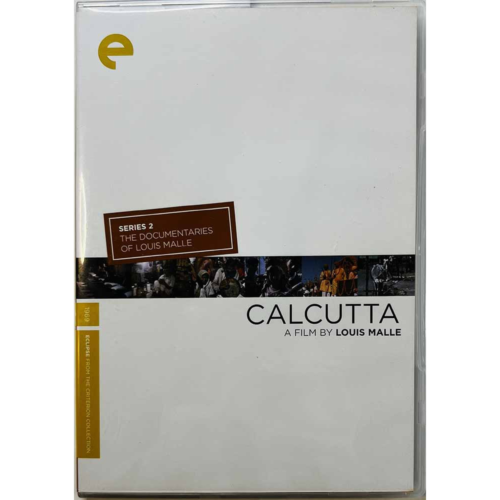 DVD - A film by Louis Malle DVD Calcutta  kansi EX levy EX Käytetty DVD