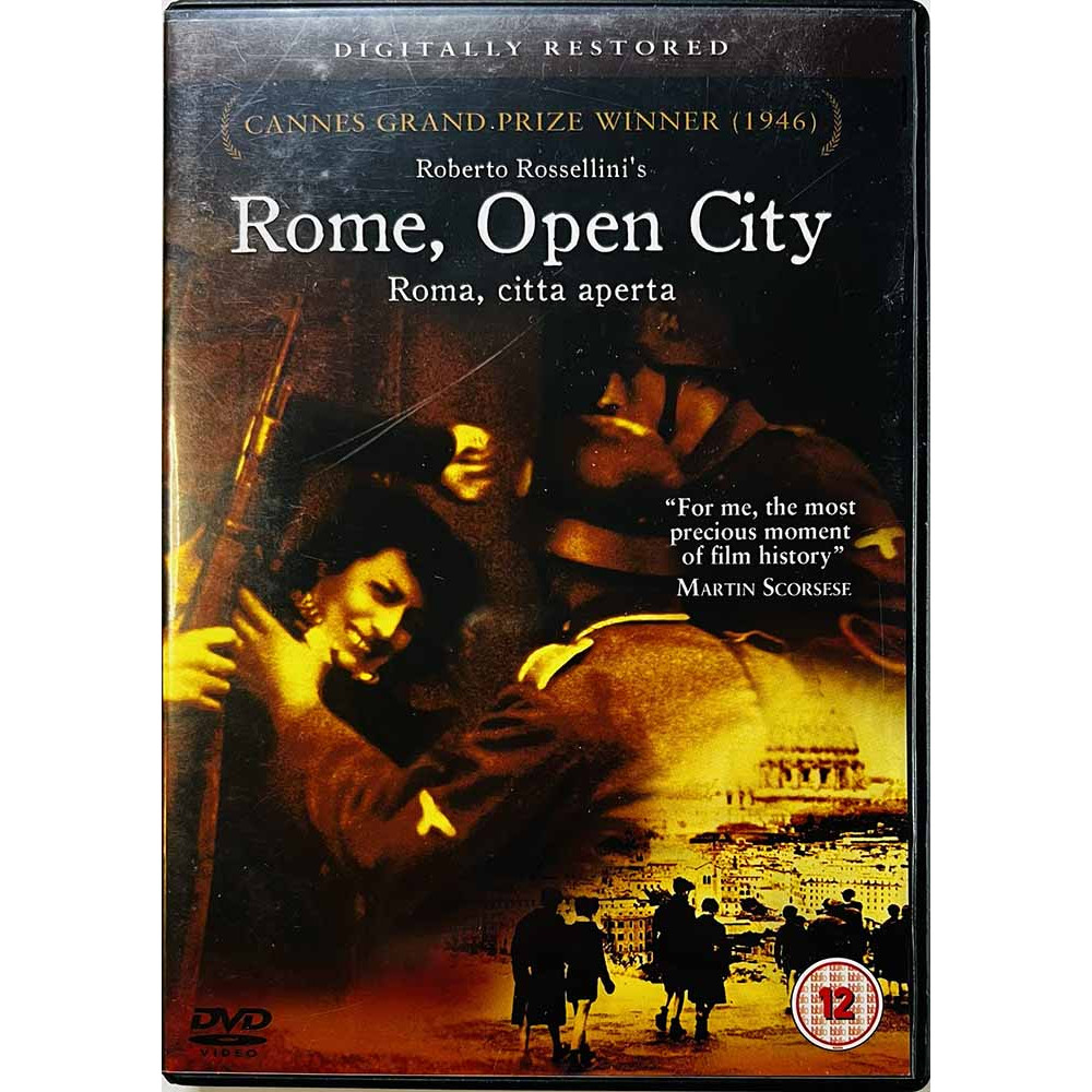DVD - Elokuva DVD Rome, Open City  kansi EX levy EX Käytetty DVD