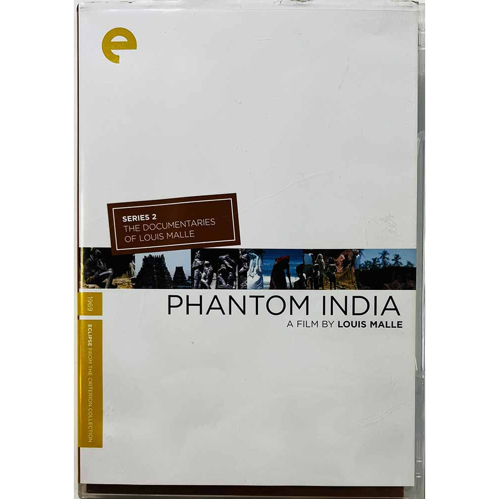 DVD - A film by Louis Malle DVD Phantom India 2DVD  kansi EX levy EX Käytetty DVD