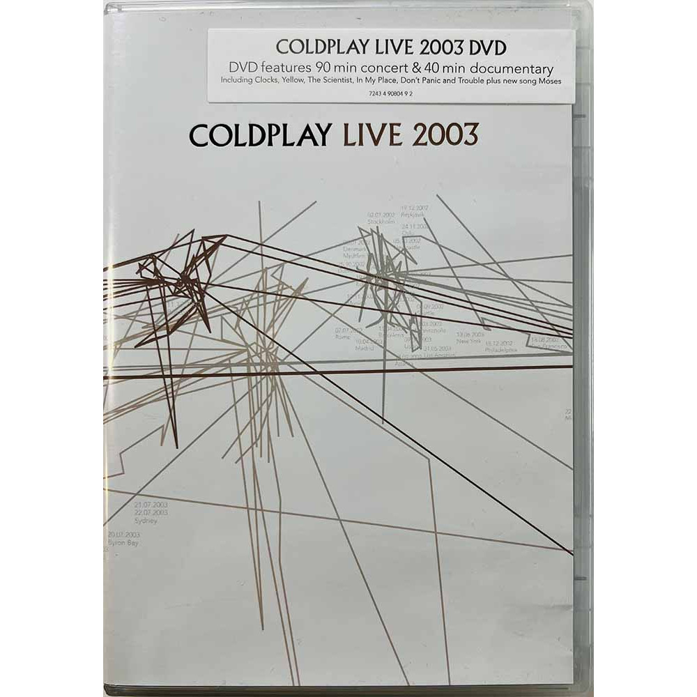 DVD - Coldplay 2003 7243 490804 9 2 Live 2003 DVD Begagnat