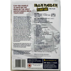 DVD - Iron Maiden DVD Flight 666 the film / the concert 2DVD  kansi EX levy EX Käytetty DVD