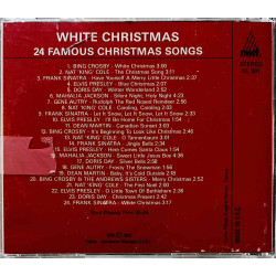 Bing Crosby, Elvis, Doris Day ym. CD White Christmas 24 Famous Christmas Songs  kansi EX levy VG+ Käytetty CD