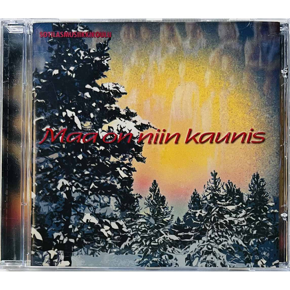 Sotilasmusiikkikoulu CD Maa on niin kaunis  Crusader's Hymn  kansi EX levy EX Käytetty CD