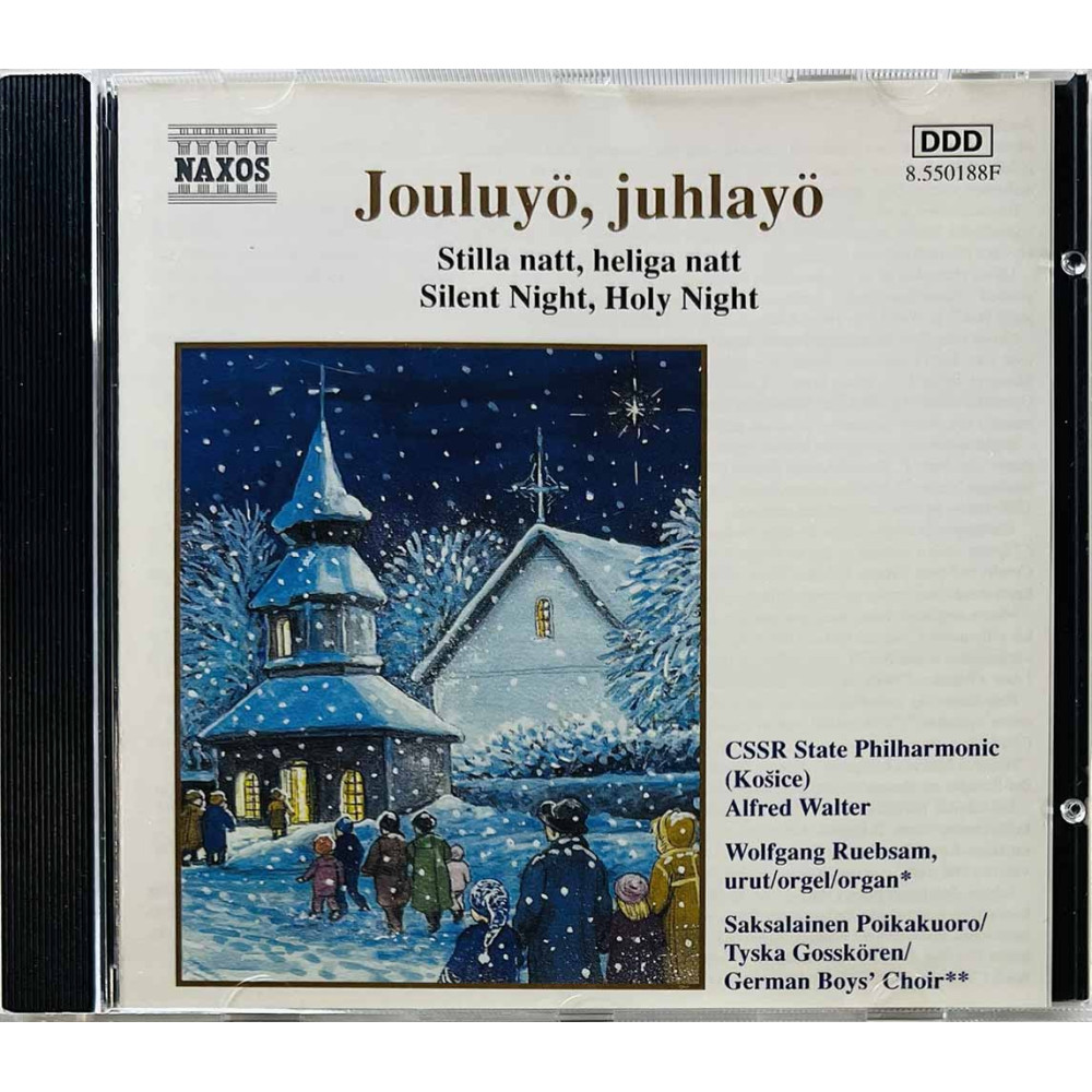 Saksalainen Poikak., Wolfgang Ruebsam urut CD Jouluyö, juhlayö  kansi EX levy EX Käytetty CD