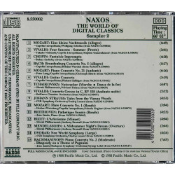 Mozart, Vivaldi, Chopin CD The World Of Digital Classics Sampler 2  kansi EX levy EX Käytetty CD