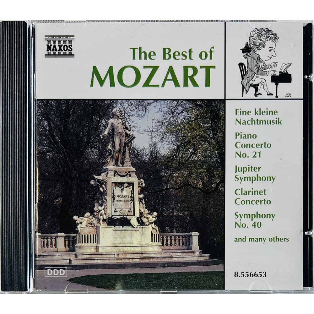 Mozart CD The Best Of  kansi EX levy EX Käytetty CD