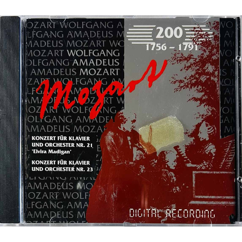 Mozart CD Konzert Für Klavier  kansi EX levy EX Käytetty CD