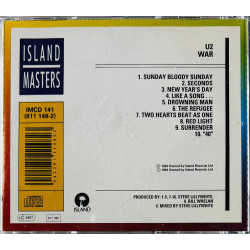 U2 1983 IMCD 141 War CD Begagnat